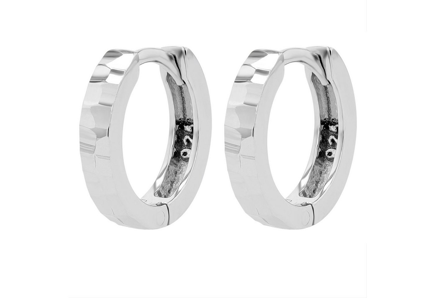 Adelia´s Paar Creolen Neuheit 2025 - Damen Creolen aus 925 Sterling Silber Ø 10 mm von Adelia´s