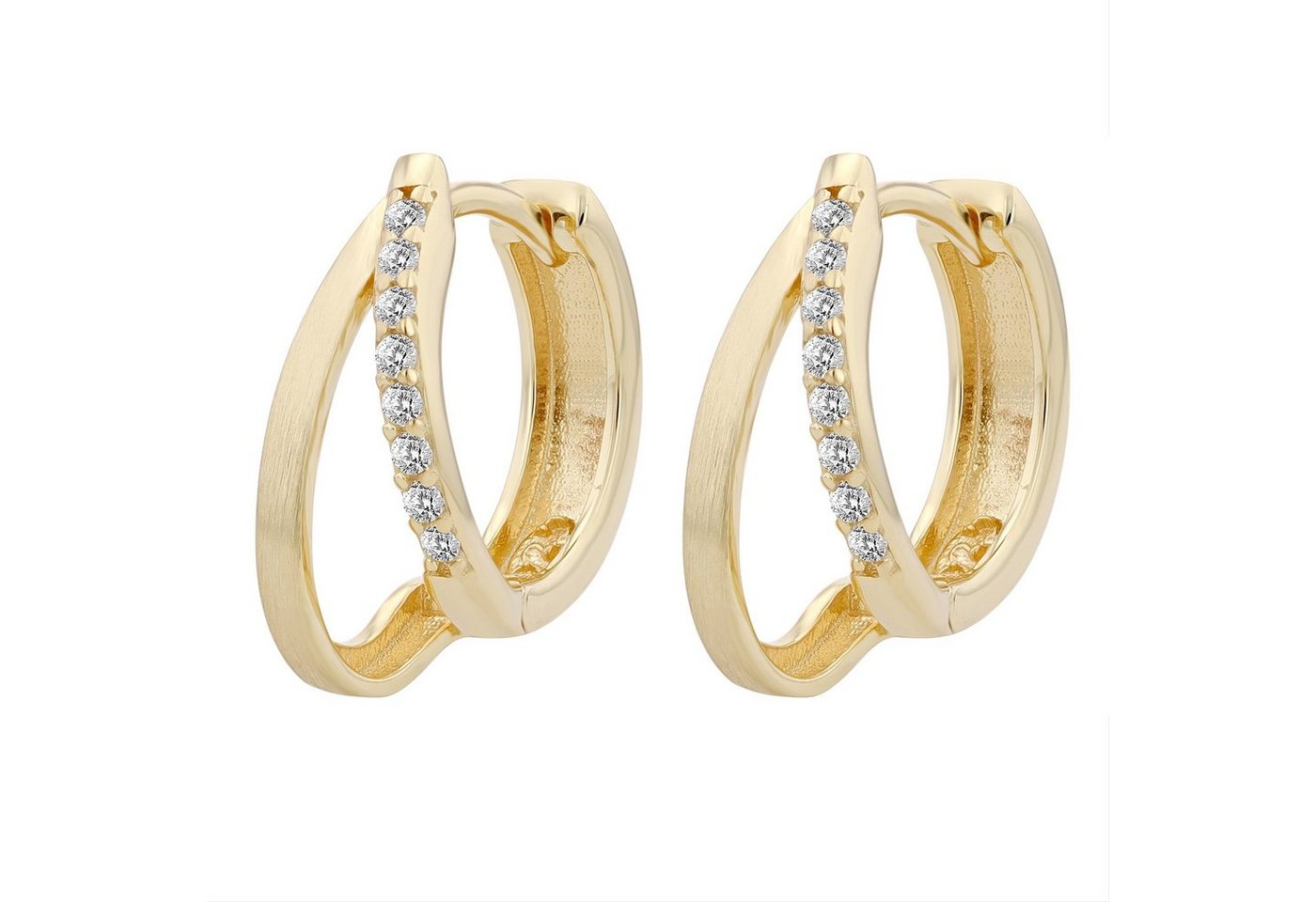 Adelia´s Paar Creolen Neuheit 2025 - Damen Creolen aus 925 Sterling Silber von Adelia´s