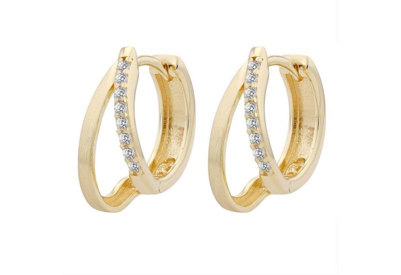 Adelia´s Paar Creolen Neuheit 2025 - Damen Creolen aus 925 Sterling Silber von Adelia´s