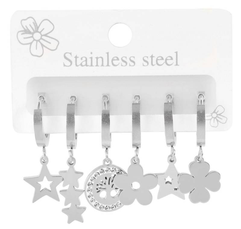 Adelia´s Paar Creolen Neuheit 2025 - Damen Creolen aus Edelstahl Ø 9 mm von Adelia´s