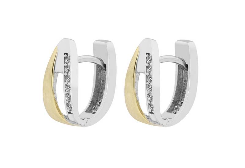 Adelia´s Paar Creolen Neuheit 2025 - Damen Creolen aus poliertem 925 Sterling Silber von Adelia´s