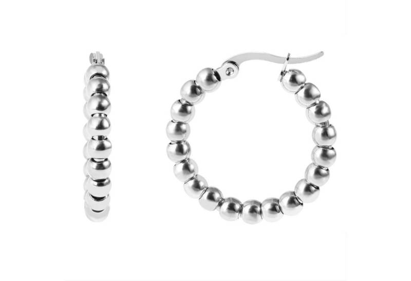 Adelia´s Paar Creolen Neuheit 2025 - Damen Creolen aus poliertem Edelstahl Ø 20 mm von Adelia´s