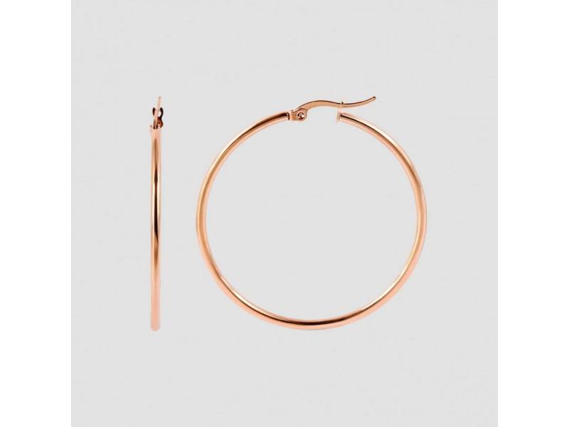 Adelia´s Paar Creolen Neuheit 2025 - Damen Creolen aus poliertem Edelstahl von Adelia´s