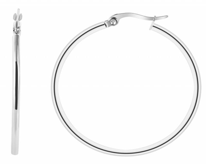 Adelia´s Paar Creolen Neuheit 2025 - Damen Creolen aus poliertem Edelstahl von Adelia´s