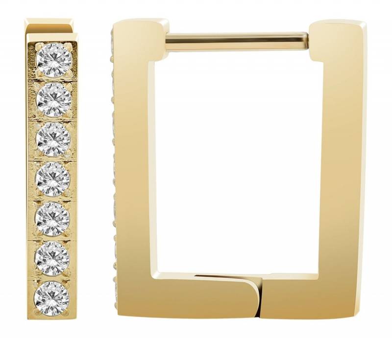 Adelia´s Paar Creolen Neuheit 2025 - Damen Creolen aus poliertem Edelstahl von Adelia´s