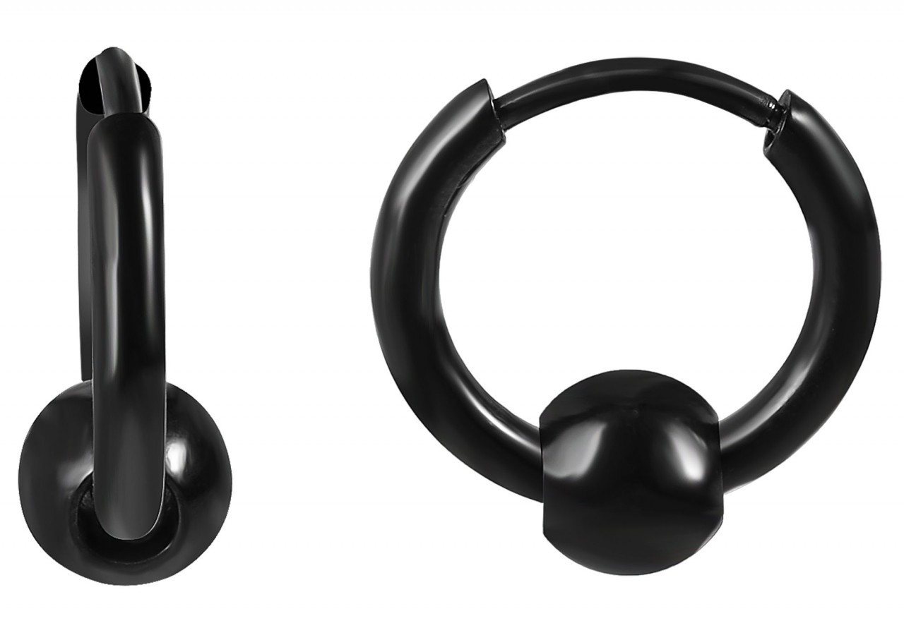 Adelia´s Paar Creolen Neuheit 2025 - Unisex Creolen aus poliertem Edelstahl Ø 10 mm von Adelia´s