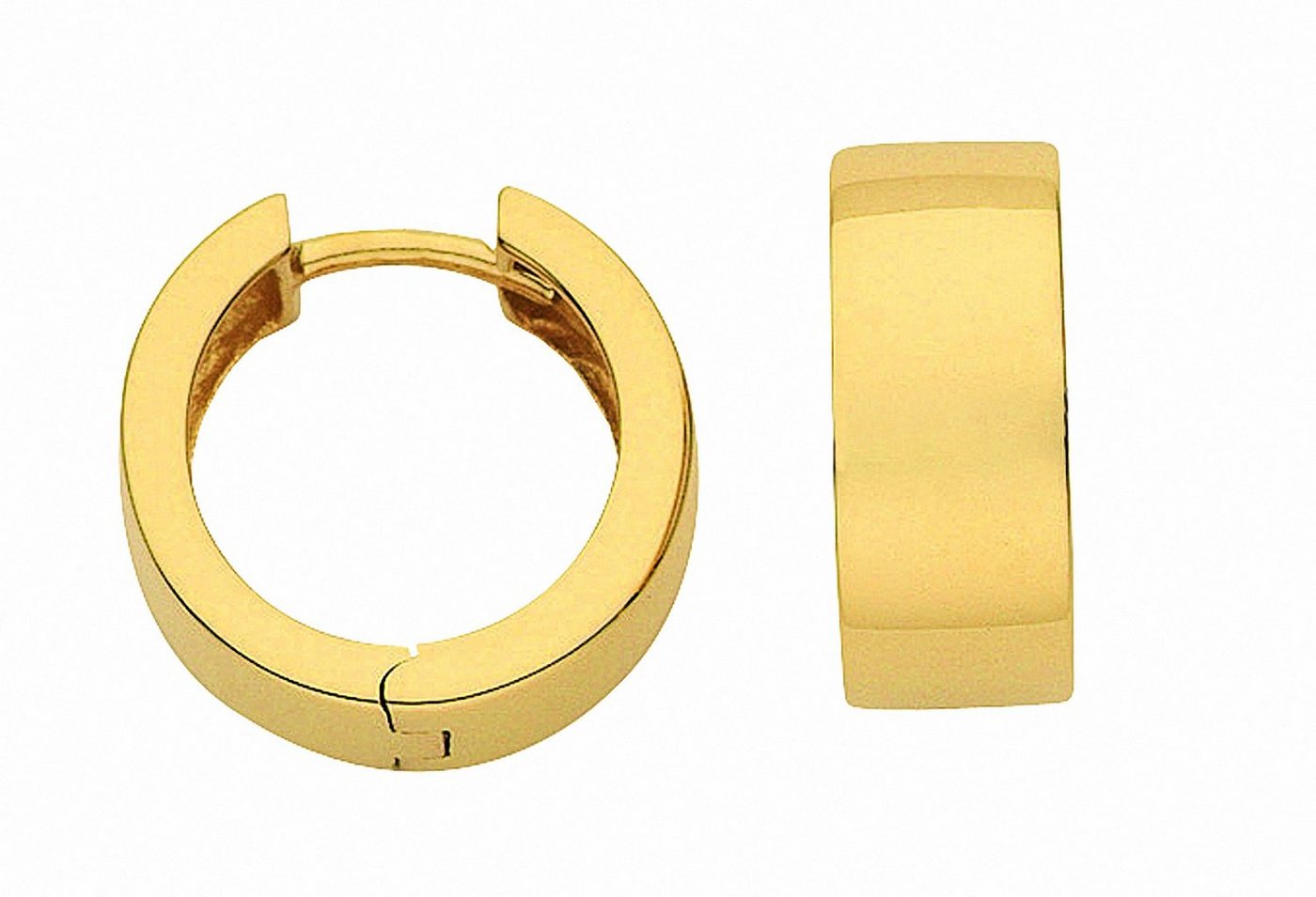 Adelia´s Paar Ohrhänger Damen Goldschmuck 1 Paar 333 Gold Ohrringe / Creolen Ø 15 mm, 333 Gold Goldschmuck für Damen von Adelia´s