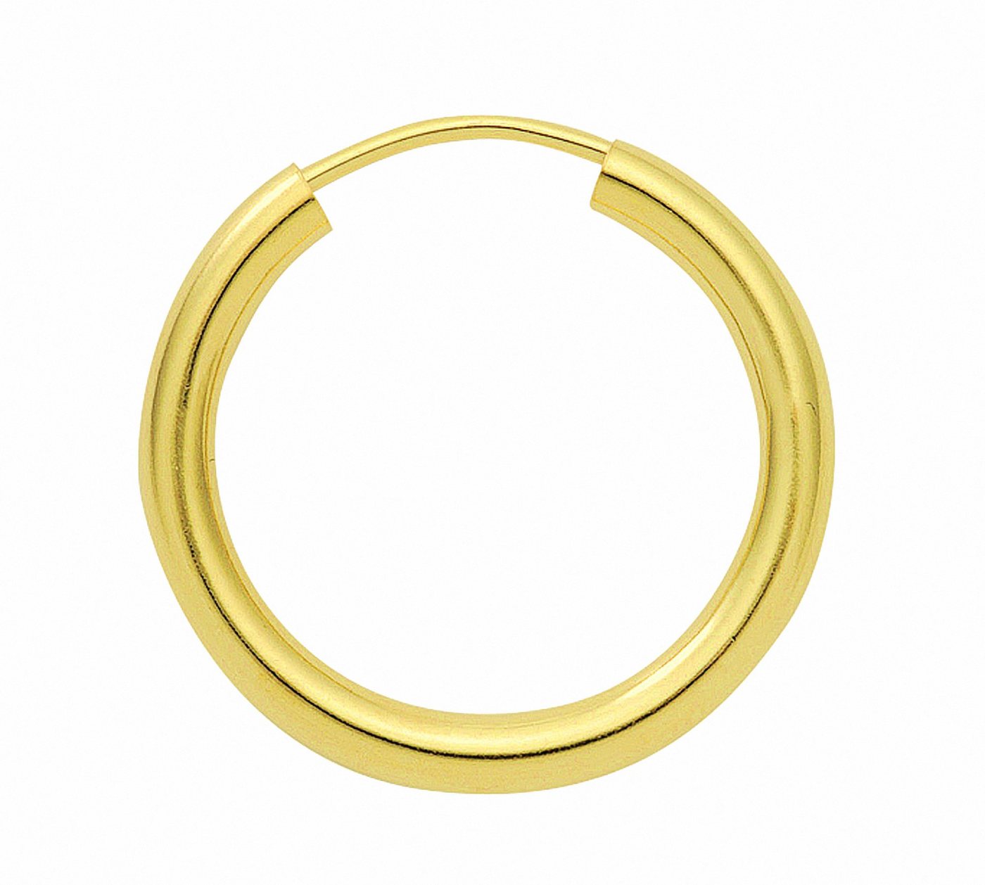 Adelia´s Paar Ohrhänger 1 Paar 333 Gold Ohrringe / Creolen Ø 15 mm, 333 Gold Goldschmuck für Damen von Adelia´s