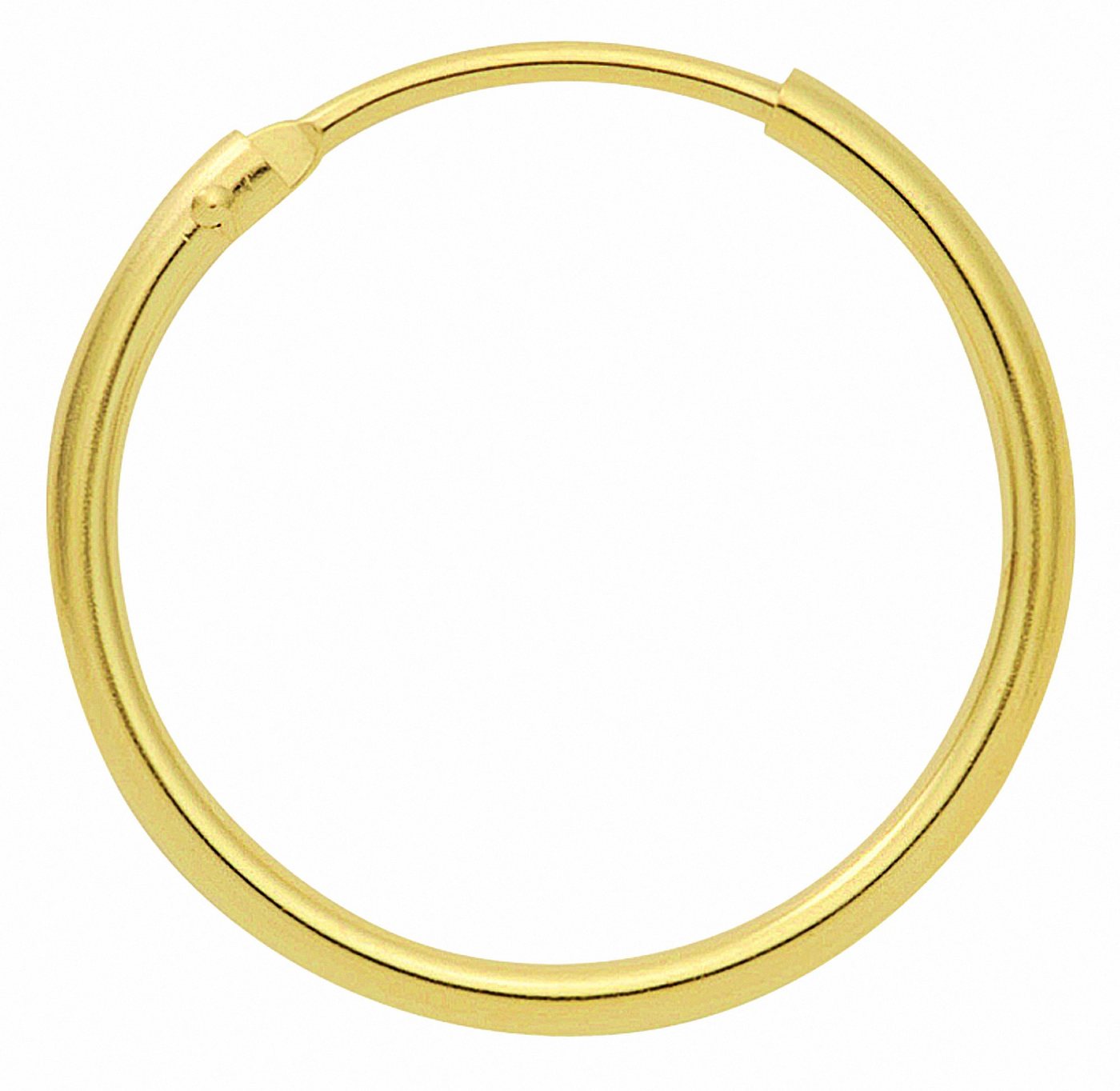 Adelia´s Paar Ohrhänger Damen Goldschmuck 1 Paar 333 Gold Ohrringe / Creolen Ø 44 mm, 333 Gold Goldschmuck für Damen von Adelia´s