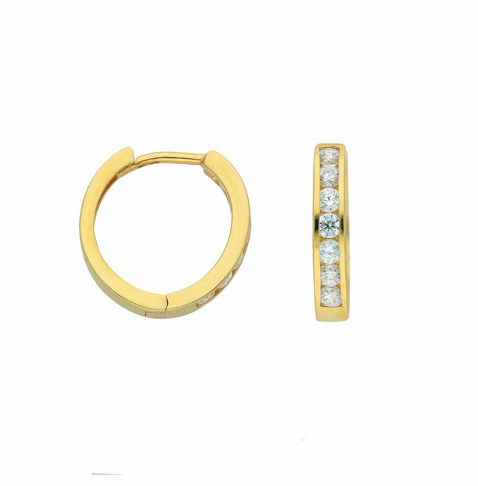 Adelia´s Paar Ohrhänger Damen Goldschmuck, 333 Gold Goldschmuck für Damen von Adelia´s