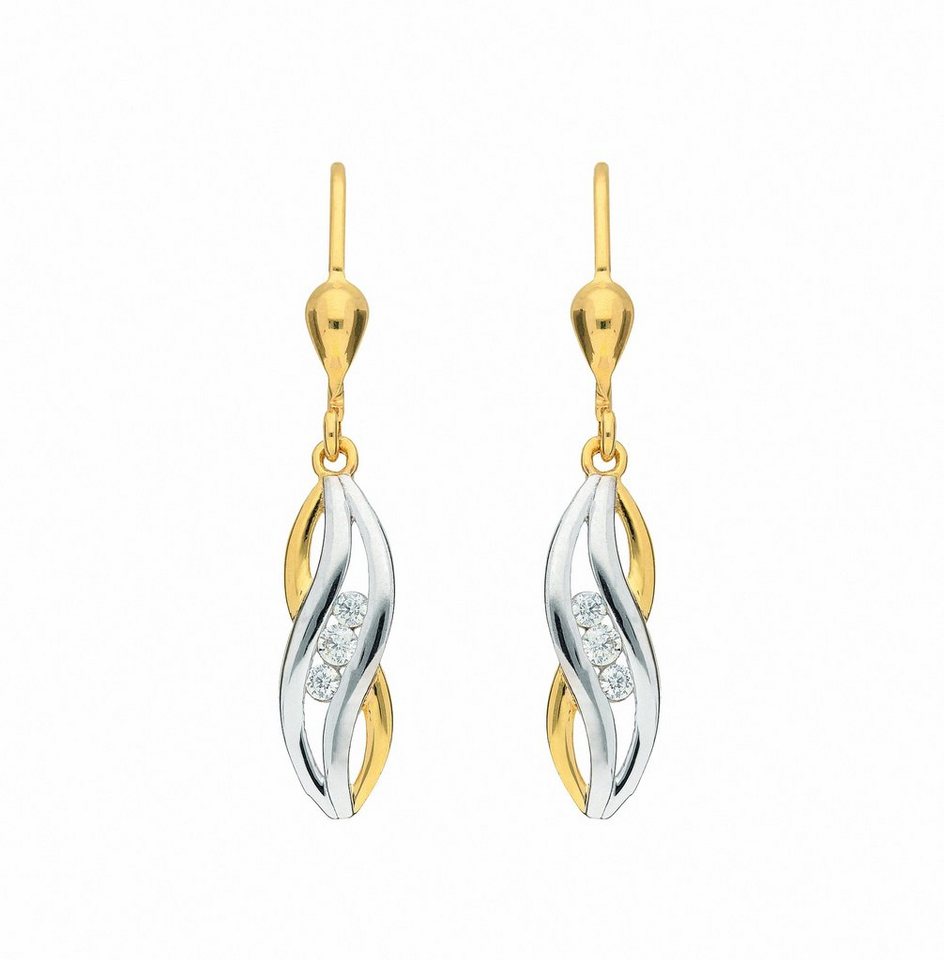Adelia´s Paar Ohrhänger Damen Goldschmuck, 333 Gold Goldschmuck für Damen von Adelia´s