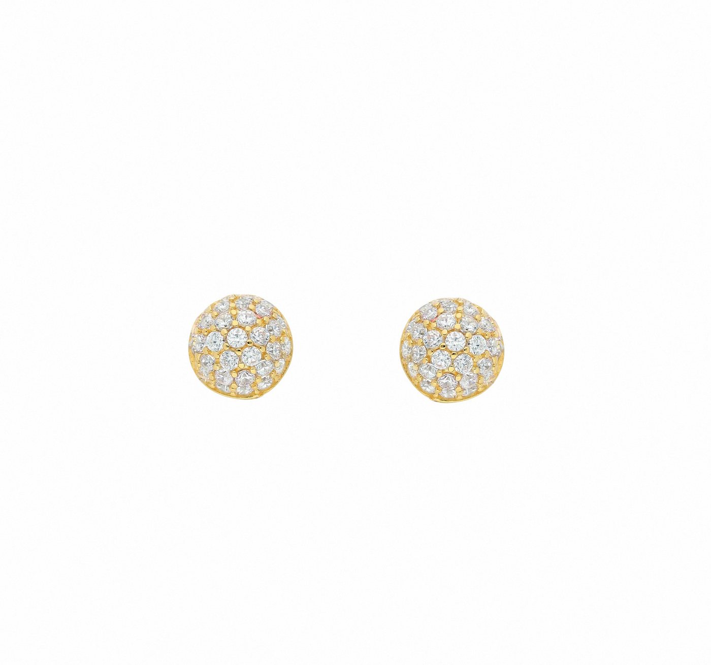 Adelia´s Paar Ohrhänger 1 Paar 333 Gold Ohrringe / Ohrstecker mit Zirkonia, 333 Gold mit Zirkonia Goldschmuck für Damen von Adelia´s