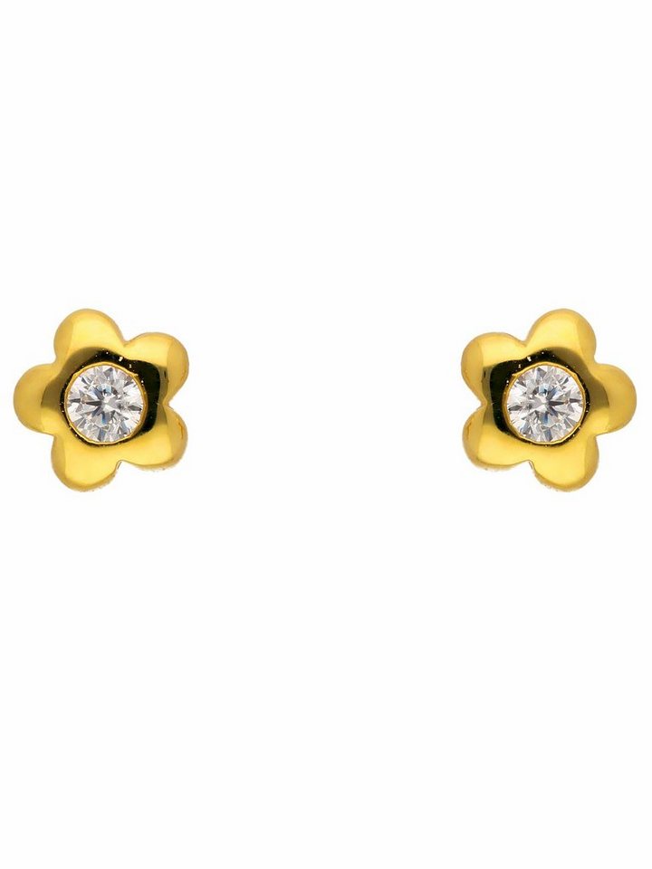 Adelia´s Paar Ohrhänger 1 Paar 333 Gold Ohrringe / Ohrstecker mit Zirkonia, 333 Gold mit Zirkonia Goldschmuck für Damen von Adelia´s