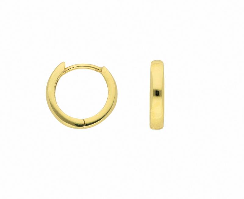 Adelia´s Paar Creolen Damen Goldschmuck 1 Paar 585 Gold Ohrringe / Creolen Ø 12 mm, 585 Gold Goldschmuck für Damen von Adelia´s
