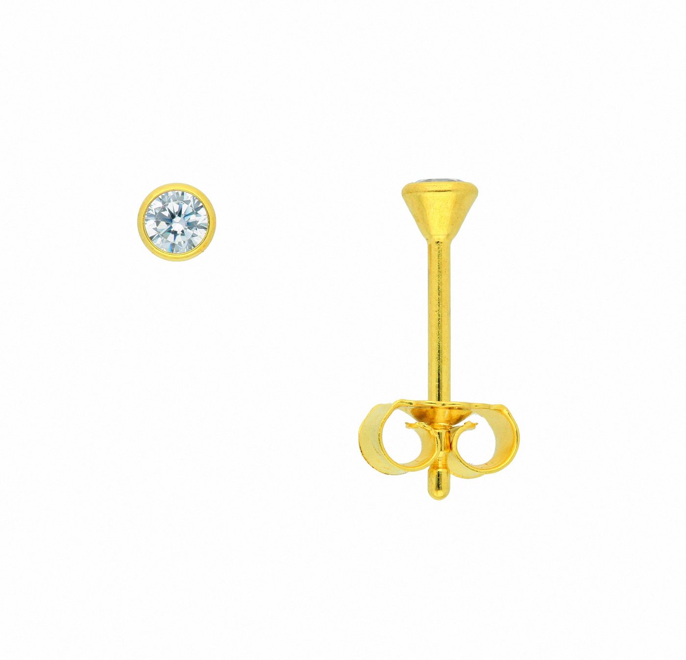 Adelia´s Paar Ohrhänger Damen Goldschmuck, 585 Gold Goldschmuck für Damen von Adelia´s