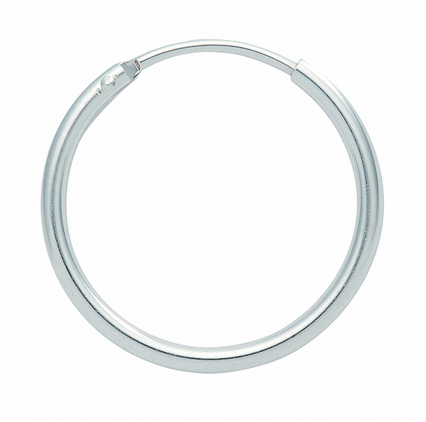 Adelia´s Paar Ohrhänger 1 Paar 925 Silber Ohrringe / Creolen Ø 13 mm, 925 Sterling Silber Silberschmuck für Damen von Adelia´s