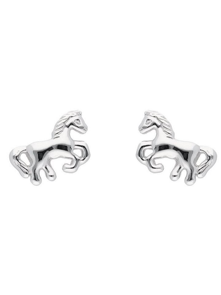 Adelia´s Paar Ohrhänger 1 Paar 925 Silber Ohrringe / Ohrstecker Pferd, 925 Sterling Silber Silberschmuck für Damen von Adelia´s