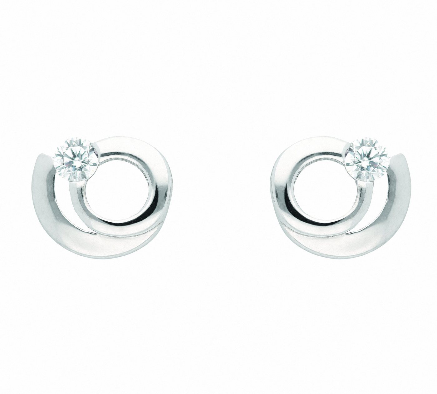 Adelia´s Paar Ohrhänger 1 Paar 925 Silber Ohrringe / Ohrstecker mit Zirkonia, mit Zirkonia Silberschmuck für Damen von Adelia´s