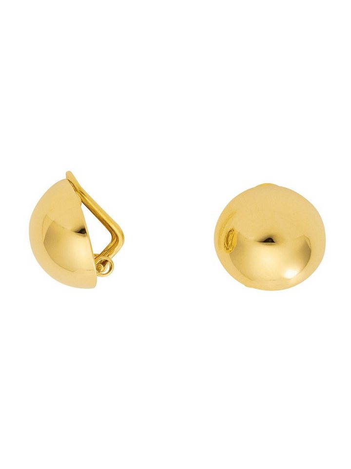 Adelia´s Paar Ohrhänger 333 Gold Ohrringe Ohrclips Ø 14 mm, Goldschmuck für Damen von Adelia´s