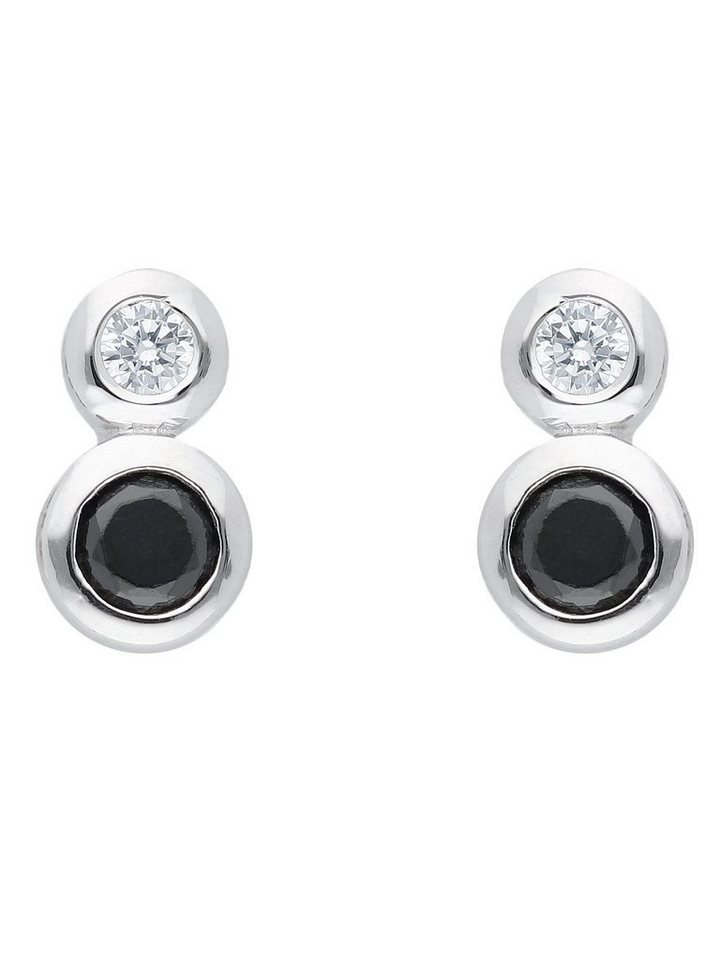 Adelia´s Paar Ohrhänger 925 Silber Ohrringe Ohrstecker mit Zirkonia, mit Zirkonia Silberschmuck für Damen von Adelia´s