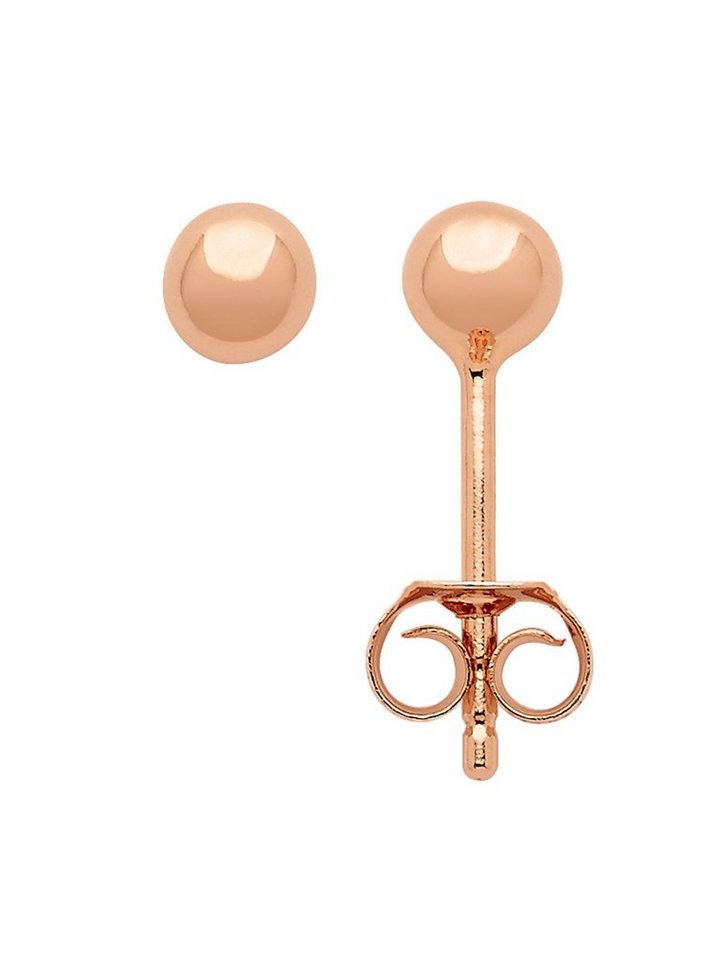 Adelia´s Paar Ohrhänger 925 Silber Ohrringe Ohrstecker Ø 4 mm, Silberschmuck für Damen von Adelia´s