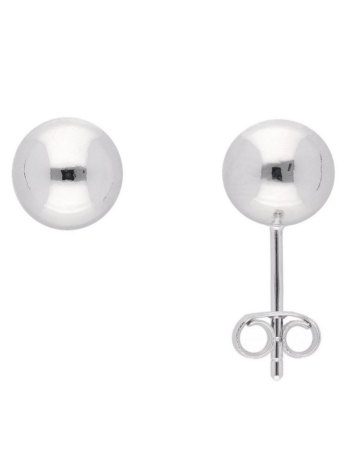 Adelia´s Paar Ohrhänger 925 Silber Ohrringe Ohrstecker Ø 8 mm, Silberschmuck für Damen von Adelia´s