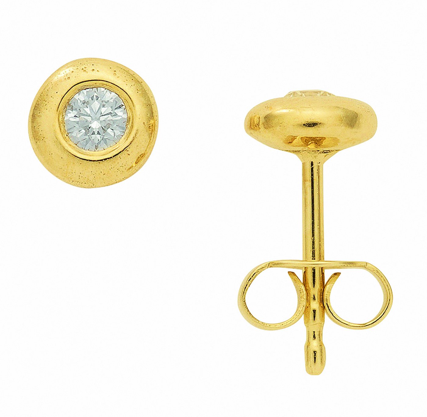 Adelia´s Paar Ohrhänger Damen Goldschmuck, 585 Gold Goldschmuck für Damen von Adelia´s