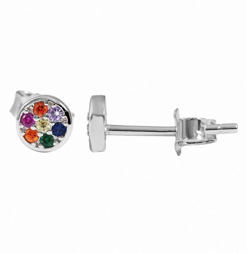 Adelia´s Paar Ohrhänger Damen Ohrstecker aus 925 Sterling Silber und Zirkonia Ø 5 mm von Adelia´s