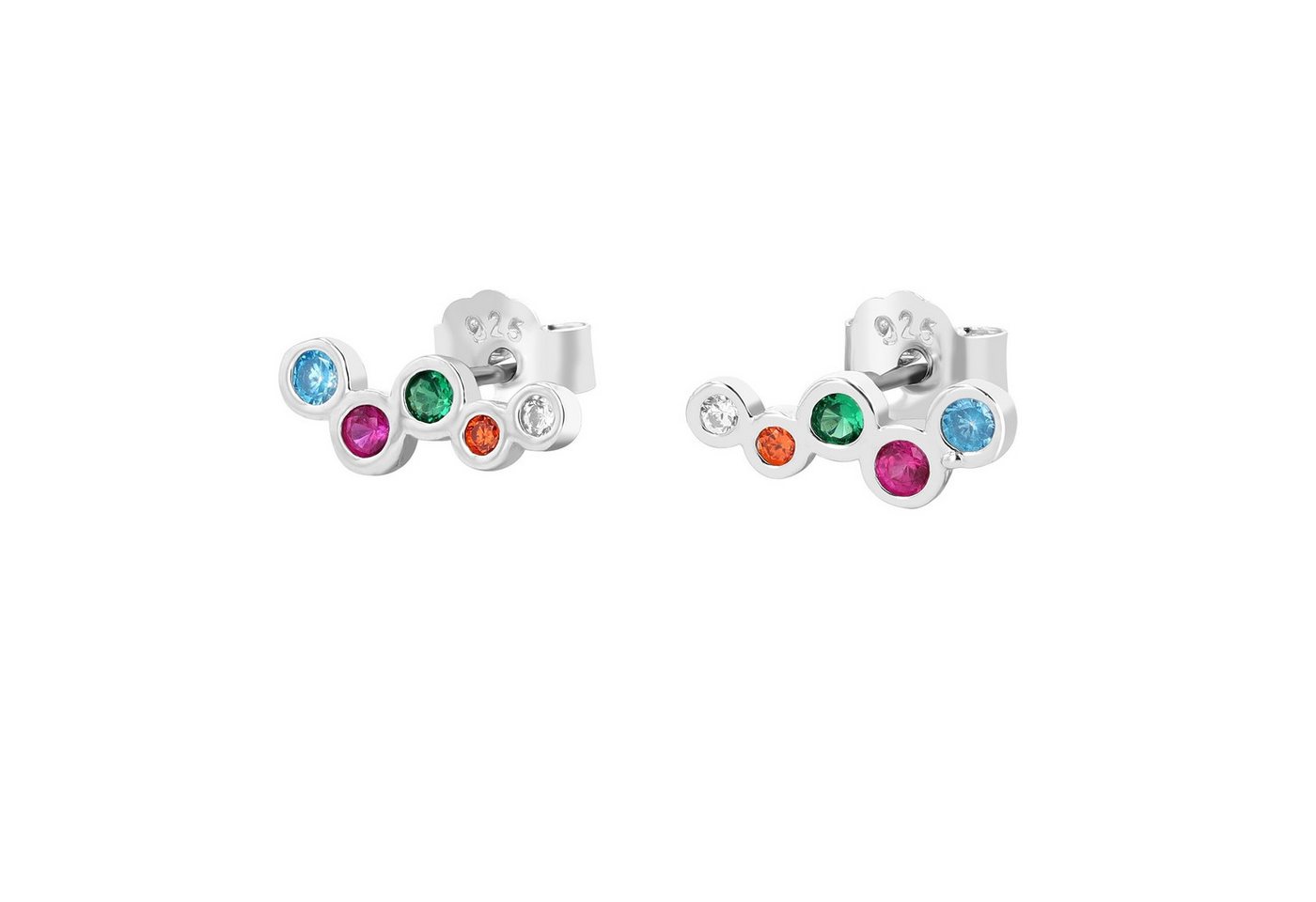 Adelia´s Paar Ohrhänger Damen Ohrstecker aus 925 Sterling Silber und Zirkonia von Adelia´s