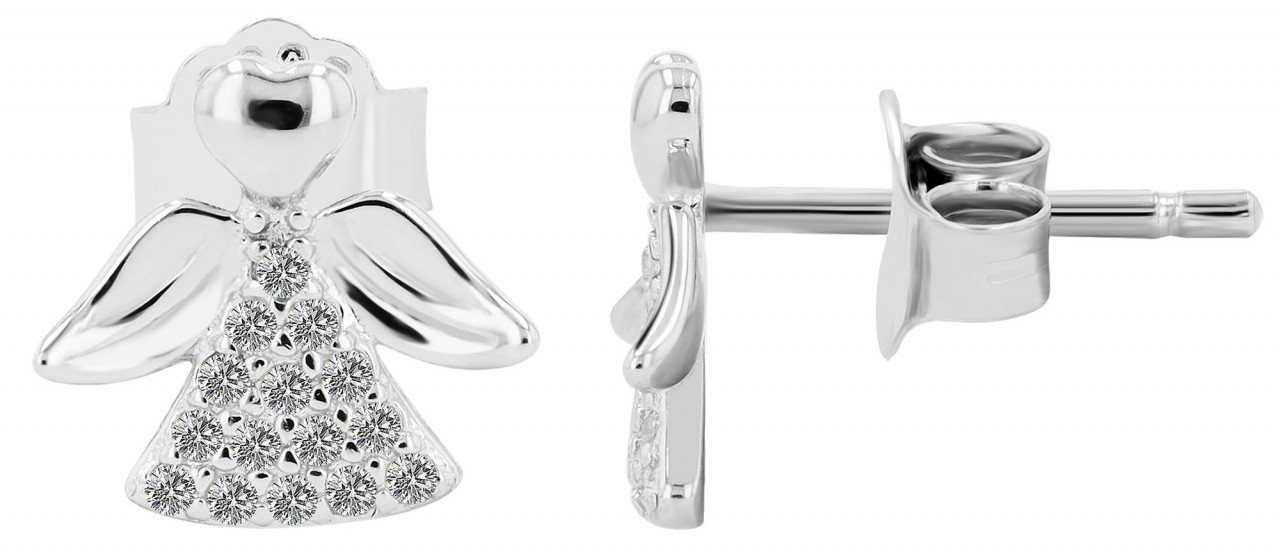 Adelia´s Paar Ohrhänger Damen Ohrstecker aus 925 Sterling Silber und Zirkonia von Adelia´s