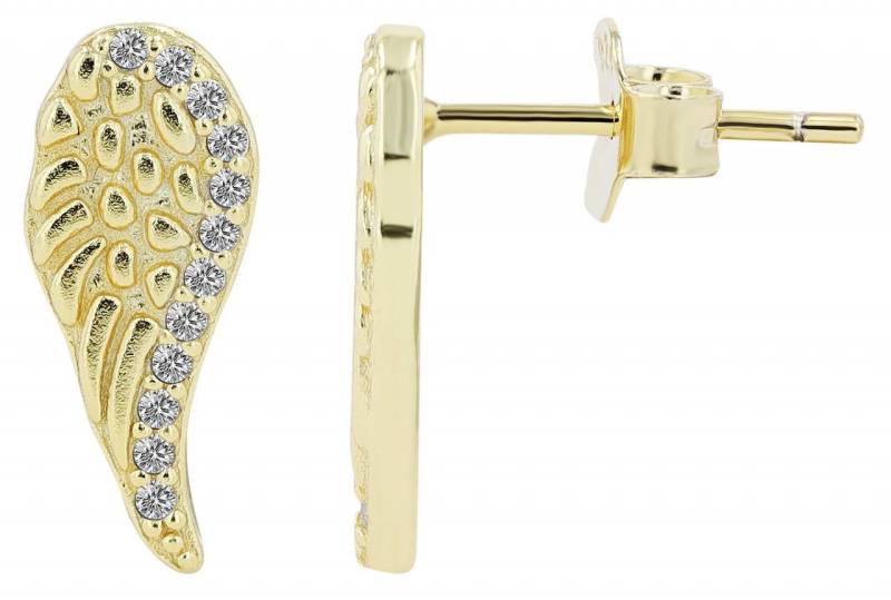 Adelia´s Paar Ohrhänger Damen Ohrstecker aus 925 Sterling Silber und Zirkonia von Adelia´s