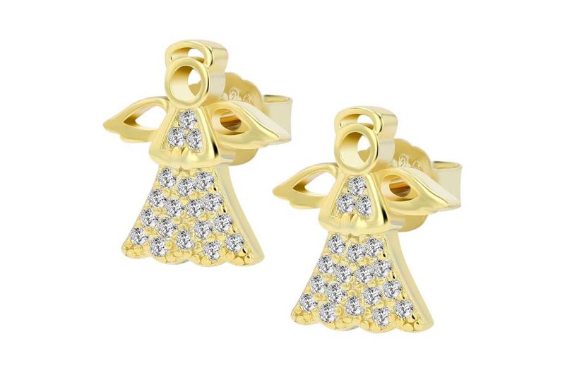 Adelia´s Paar Ohrhänger Damen Ohrstecker aus poliertem 925 Sterling Silber von Adelia´s