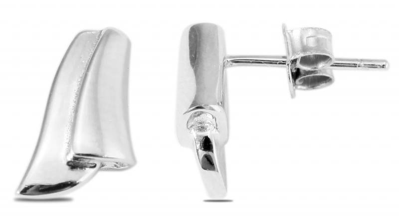 Adelia´s Paar Ohrhänger Damen Ohrstecker aus poliertem 925 Sterling Silber von Adelia´s