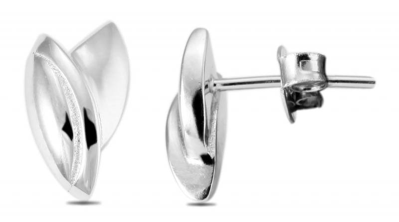 Adelia´s Paar Ohrhänger Damen Ohrstecker aus poliertem 925 Sterling Silber von Adelia´s