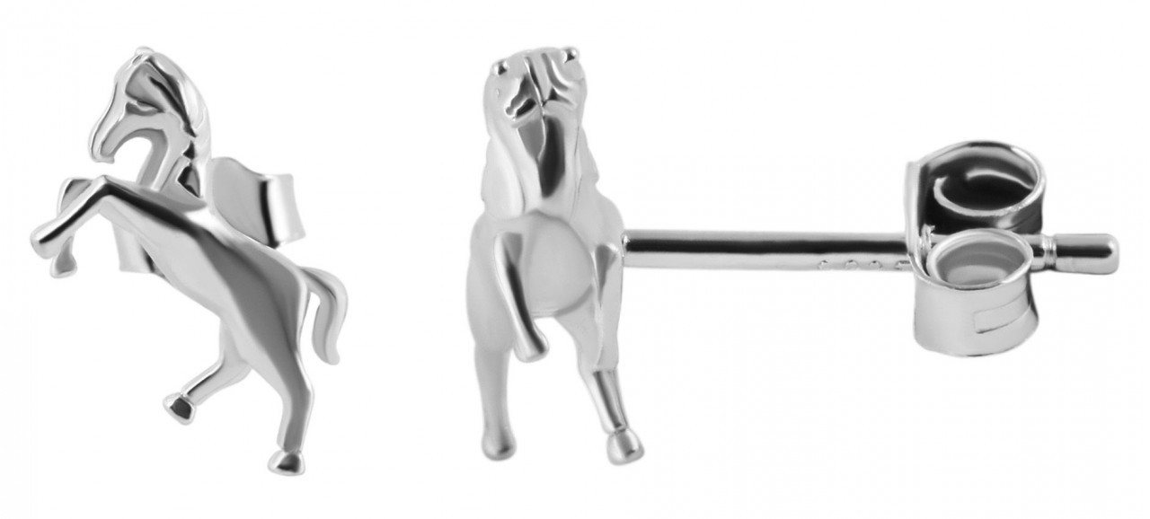 Adelia´s Paar Ohrhänger Mädchen Ohrstecker aus rhodiniertem 925 Sterling Silber von Adelia´s