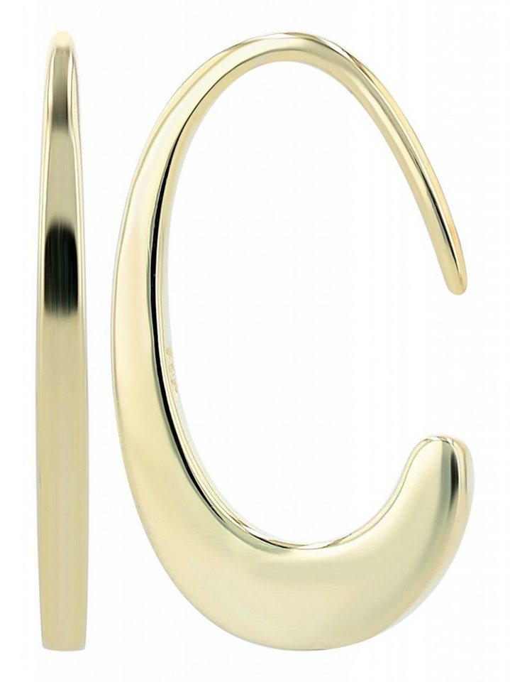 Adelia´s Paar Ohrhänger Neuheit 2025 - Damen Ohrhänger aus poliertem 925 Sterling Silber von Adelia´s