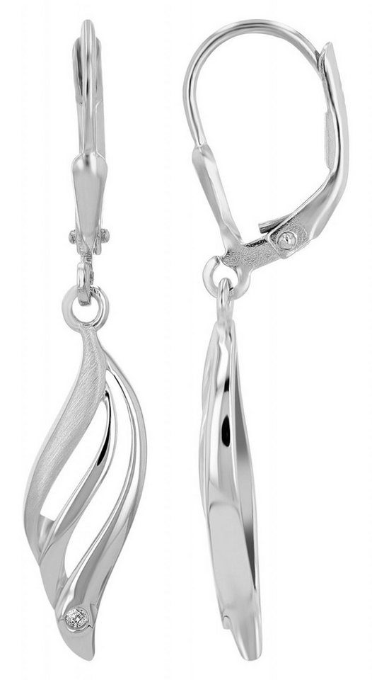 Adelia´s Paar Ohrhänger Neuheit 2025 - Damen Ohrhänger aus poliertem 925 Sterling Silber von Adelia´s