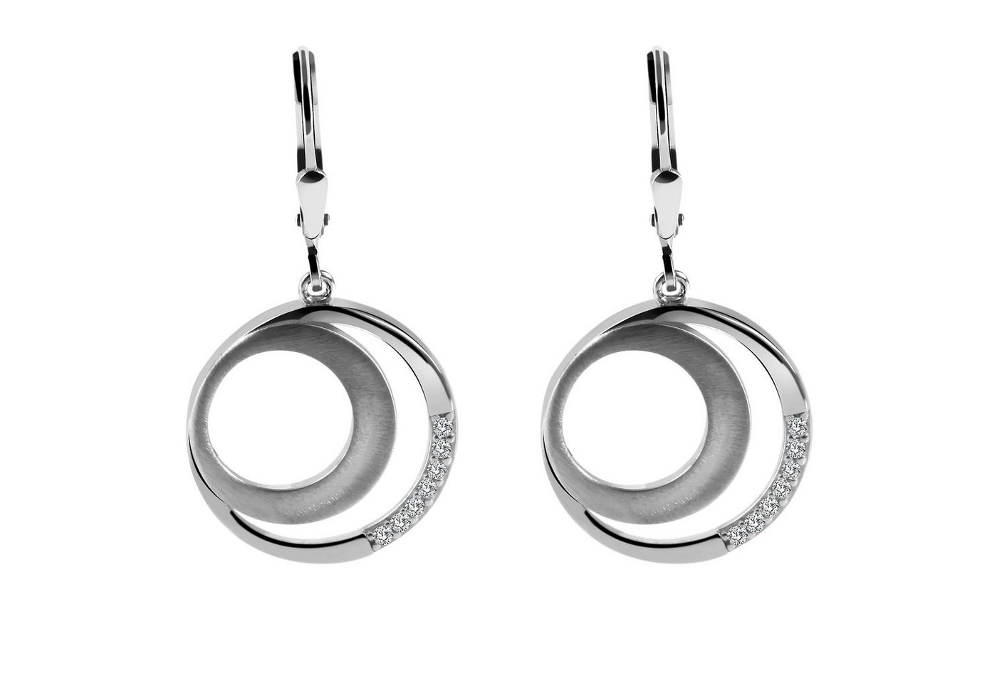 Adelia´s Paar Ohrhänger Ohrhänger aus 925 Silber mit Zirkonia von Adelia´s