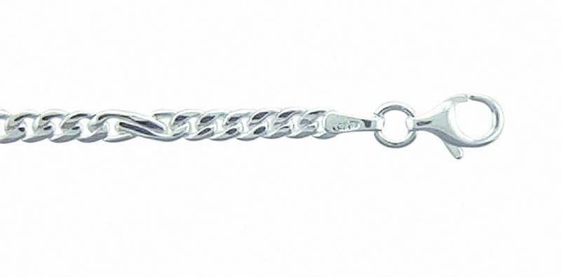 Adelia´s Silberarmband 925 Silber Fantasie Armband 19 cm, 19 cm 925 Sterling Silber Silberschmuck für Damen von Adelia´s