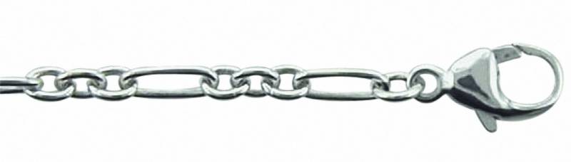 Adelia´s Silberarmband Damen 925 Silber Fantasie Armband 19 cm Ø 3,2 mm, Silberschmuck für Damen von Adelia´s