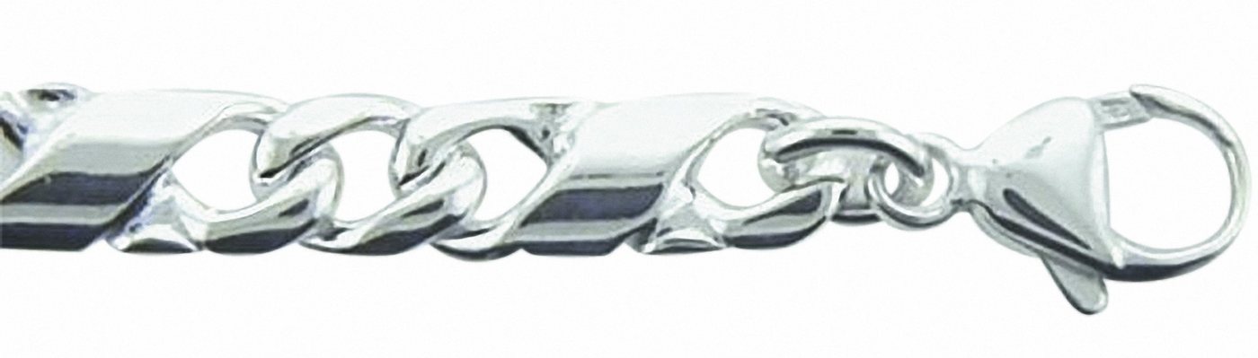 Adelia´s Silberarmband 925 Silber Fantasie Armband 19 cm Ø 5,6 mm, Silberschmuck für Damen von Adelia´s