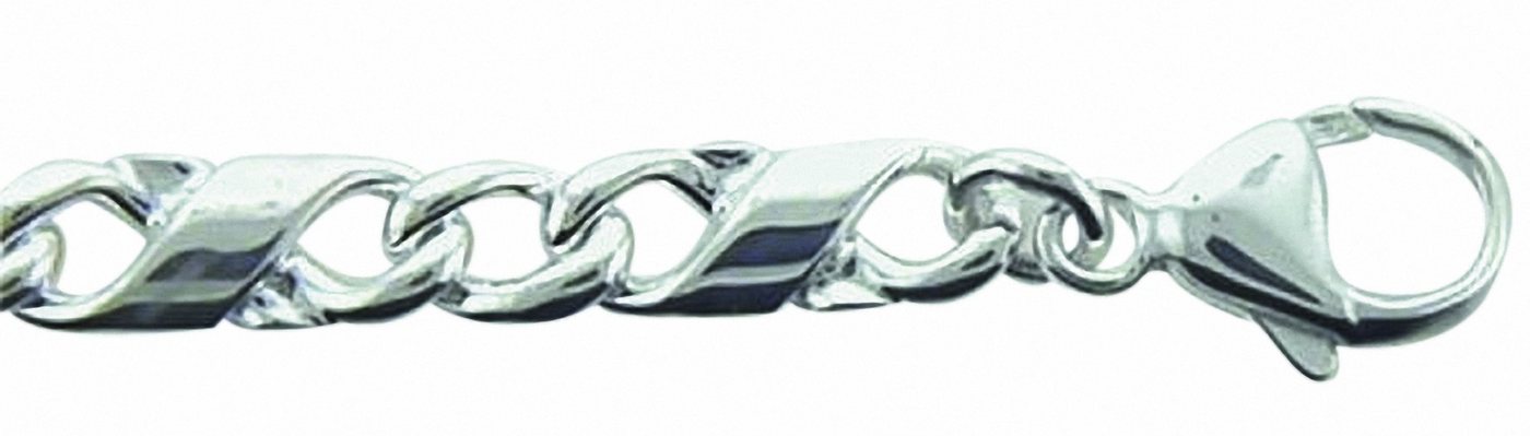 Adelia´s Silberarmband 925 Silber Fantasie Armband 21 cm Ø 5 mm, Silberschmuck für Damen von Adelia´s