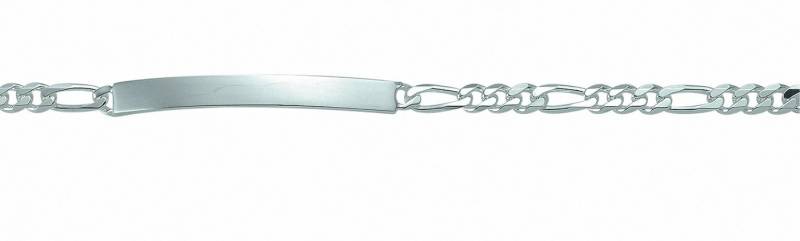 Adelia´s Silberarmband 925 Silber Figaro Armband 21 cm Ø 4,4 mm, Silberschmuck für Damen von Adelia´s