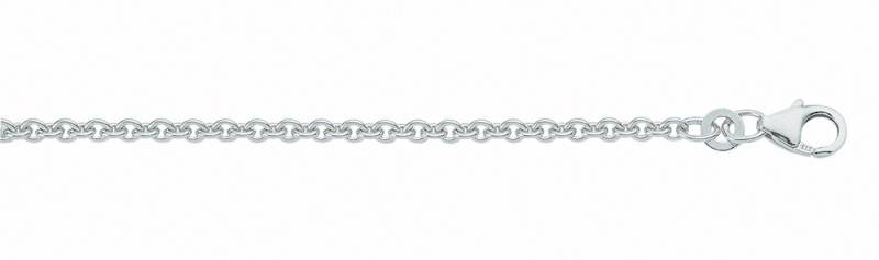 Adelia´s Silberkette Damen 925 Silber Anker Halskette Ø 2,3 mm, Silberschmuck für Damen von Adelia´s