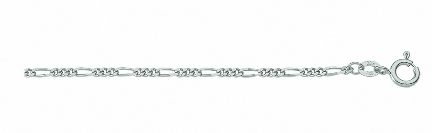 Adelia´s Silberkette 925 Silber Figaro Halskette Ø 1,8 mm, Silberschmuck für Damen von Adelia´s