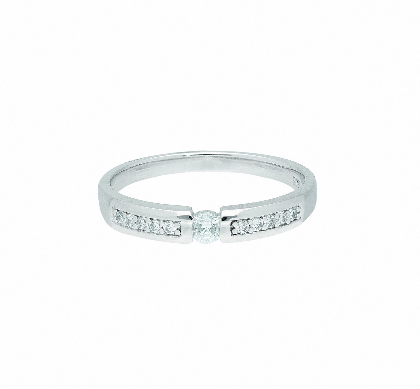 Adelia´s Silberring 925 Silber Ring mit Zirkonia, mit Zirkonia Silberschmuck für Damen von Adelia´s