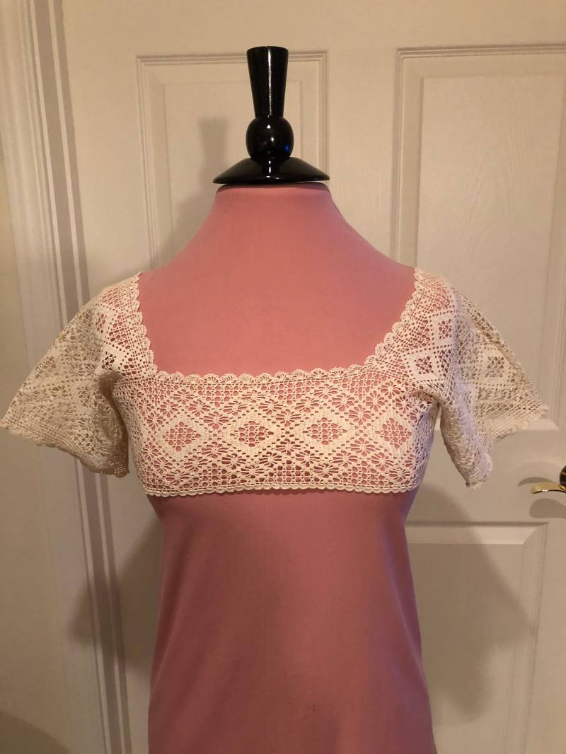 Jahrgang Gehäkelt Mieder Mit Ärmeln von AdelineCompany