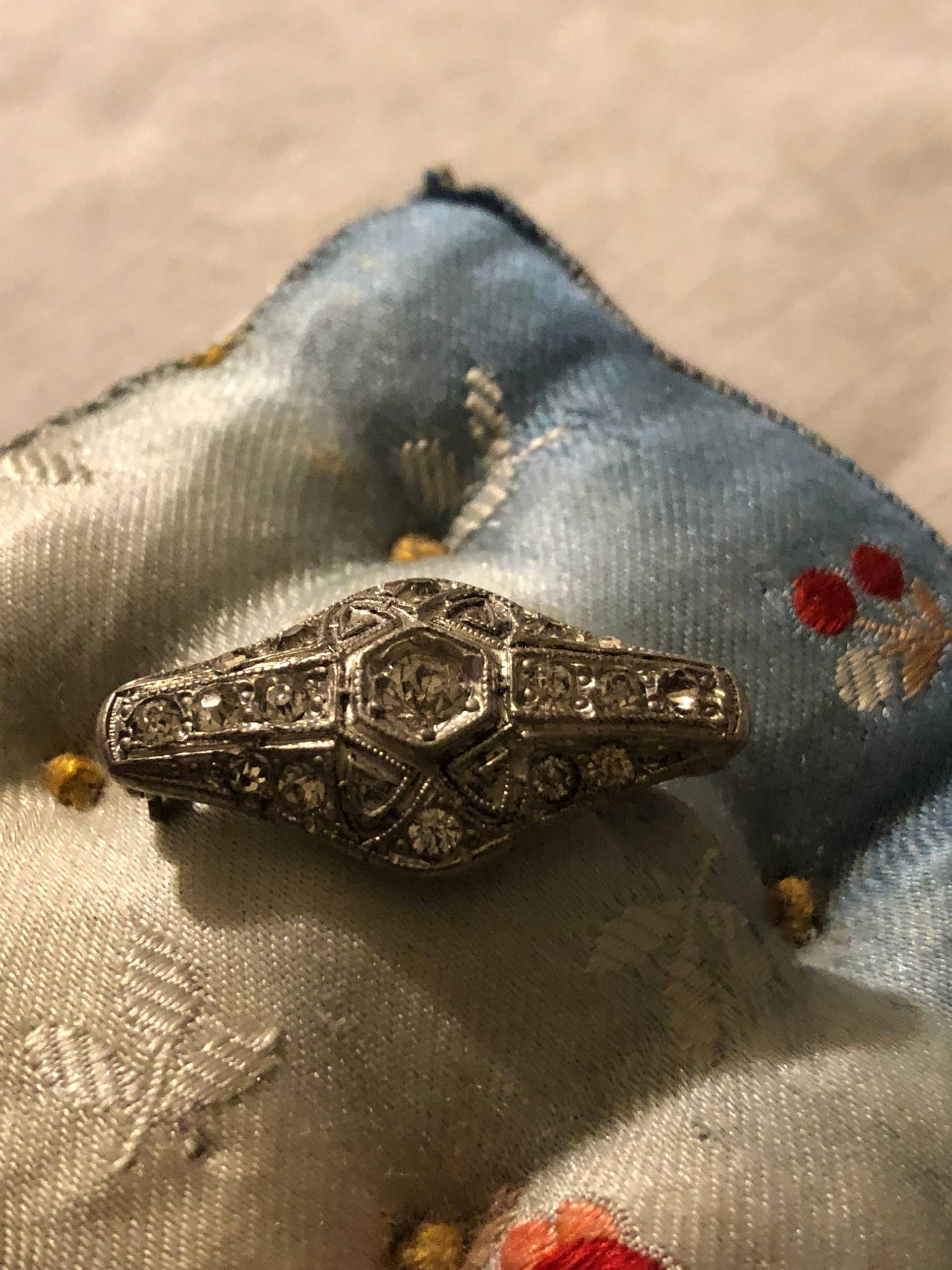 Vintage Schmuck - Art-Deco-strass-Pin von AdelineCompany