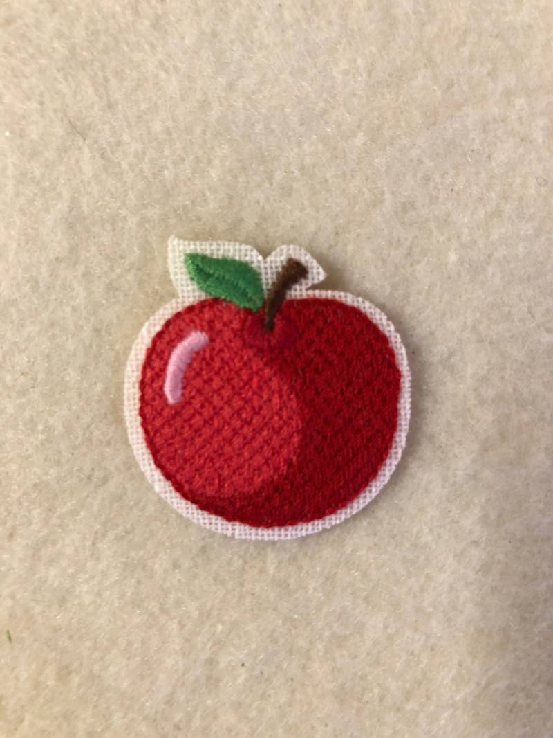 Applikation - Apfel Und Blatt Schattiert Zum Aufbügeln Applikation - Apfel Und Blatt Schattiert Zum Aufbügeln von AdelineMercantile