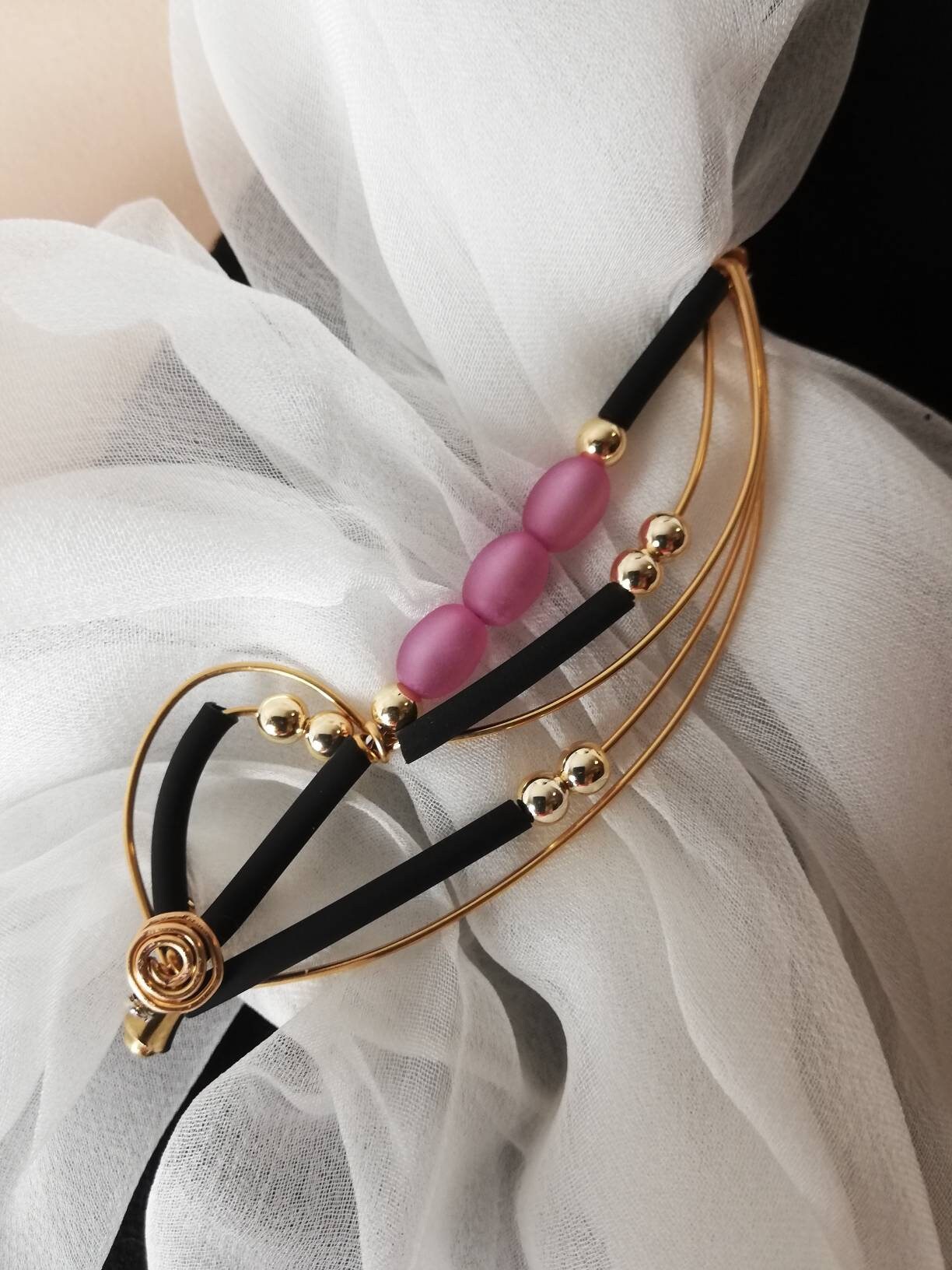 Tuchnadel Brosche Kiltnadel Schalspange Hutnadel Schließe Strickjacken Poncho Halter Anstecknadel Schal Geschenkideen Für Frauen von AdelineSchoden